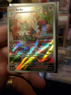 Kirlia 212/198 Scarlet & Violet Full Art Illustration Rare Holo Pokemon 2023 NM - Image 4