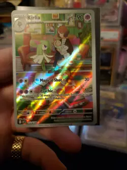 Kirlia 212/198 Scarlet & Violet Full Art Illustration Rare Holo Pokemon 2023 NM - Image 5