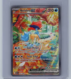 Keldeo ex 187/086 Illustration Rare - White Flare Pokemon TCG - Image 1