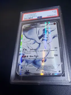 PSA 1 PR 2011 Pokemon Black & White Full Art Reshiram 113/114 Holo Foil Rare - Image 1