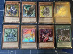 Yu-Gi-Oh! 8 Cards From BLCR Set Mostly Crystal Beasts 1st Edition NM - Image 1