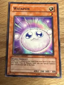Cartes Yu-Gi-Oh! WATAPON LIMITED EDITION MOV-EN003 NEUVE - Image 1