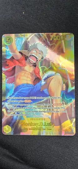 🏴‍☠🔥 Monkey D. Luffy OP15-119 SEC Foil Near Mint | Adventure on Kami’s Island - Image 1