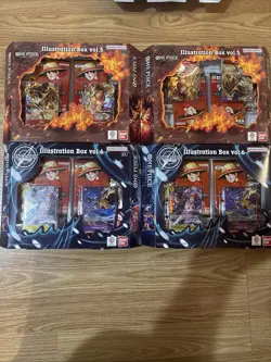 One Piece Illustration Box Vol. 5 and 6 New Sealed - Set X2 2 Of Each - Image 2