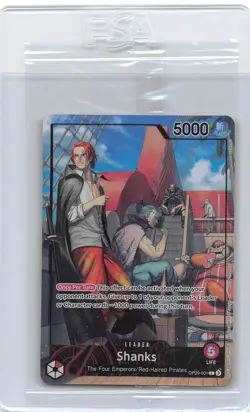 One Piece Shanks Leader Promo Card PSA Magazine - OP09-001 Sealed - MINT - Image 1