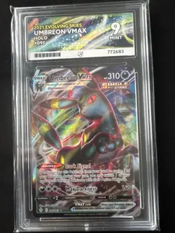 Pokemon TCG Umbreon VMAX 095/203 Swsh07: Evolving Skies Holo 2021 ACE 9 - Image 1