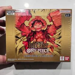One Piece Card Game PRB-01 The Best Premium Booster Box – English – Factory Seal - Image 1