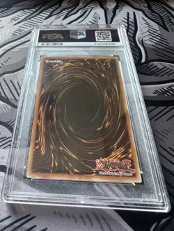 Yu-Gi-Oh Elemental Hero Tempest Card EEN-EN034 1st Edition Ultimate Rare PSA 6 - Image 2