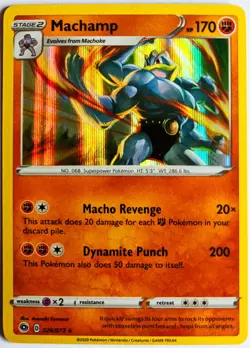Champions Path Holo Machamp ■ 026/073 Holo Rare ■ Pokemon Card Near Mint - Image 1