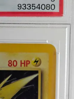 Zapdos 1st Edition 15/62 PSA 9 Mint Fossil Holo Pokemon Card - Image 4