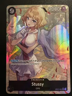 Stussy OP07-085 (Alt Art) SR One Piece Card Game TCG ENGLISH NM - Image 1