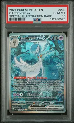 Pokemon TCG Gardevoir Ex SIR 233/091 Paldean Fates PAF PSA 10 Gem Mint Card - Image 1
