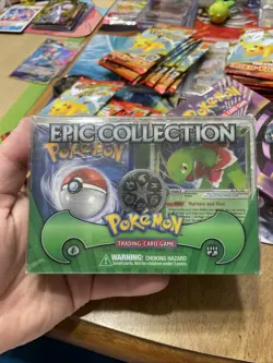 Pokemon Card Epic Collection 2007 Meganium EX Factory Sealed With Small Tear - Image 1