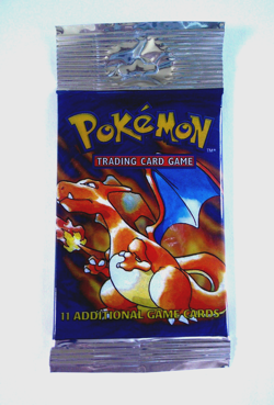 POKE'MON CHARZARD BOOSTER PACK 1999 TRADING CARD GAME - NEW SEALED - Image 1