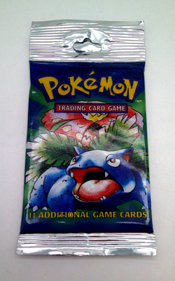 POKE'MON VENUSAUR BOOSTER PACK 1999 TRADING CARD GAME - NEW SEALED - Image 1