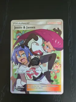 Jessie & James 68/68 Hidden Fates Pokemon card TCG - Image 1