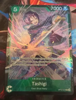 Tashigi (Store Treasure Cup 2025) OP12-031 One Piece Promotion Cards Foil - Image 1