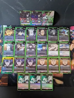 Union Arena - Black Clover - Green Asta / Yuno Deck Core (58 Cards) NM - Image 1