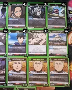 Union Arena - Black Clover - Green Asta / Yuno Deck Core (58 Cards) NM - Image 5