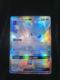 Glaceon GX SV55/SV94 Hidden Fates Pokemon card TCG - Image 2