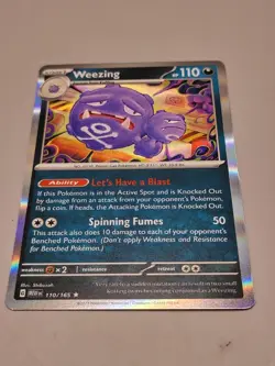 Weezing Reverse Holo NM 110/165 Scarlet & Violet 151 Pokemon Card nm - Image 1