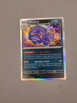 Weezing Reverse Holo NM 110/165 Scarlet & Violet 151 Pokemon Card nm - Image 2