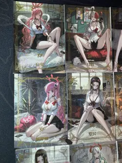 One Piece 9 x Collectible Character Anime Waifu Cards Maiden High School - Image 2
