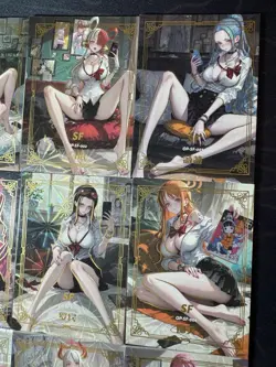 One Piece 9 x Collectible Character Anime Waifu Cards Maiden High School - Image 3