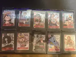 One Piece Premium Card Collection 25th Anniversary Set Of 10 - Image 1