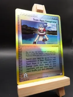Pokemon Reverse Foil Card : Team Aqua Conspirator 77/95 (Ex Team Magma Vs Team) - Image 2