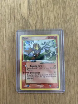 Pokemon Cards Entei Gold Star 113/115 Unseen Forces Holo Rare - Image 2