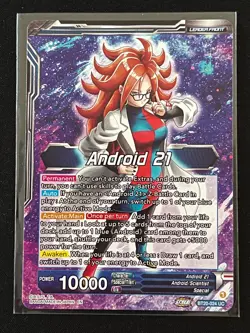Dragon Ball Super Android 21 the Nature of Evil UC Leader Foil Card BT 20-024 - Image 2