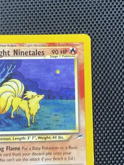 Pokemon Card - Light Ninetales Neo Destiny 50/105 Uncommon 1st Edition LP+ - Image 3
