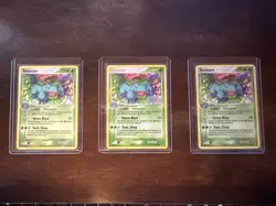 Pokemon Venusaur EX Crystal Guardians 28/100 Card Lot of 3 Reverse Holo - Image 1