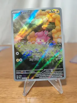 Pokemon Pawmi Sir TCG Illustration Rare Card 226/091 Paldean Fates - Image 1