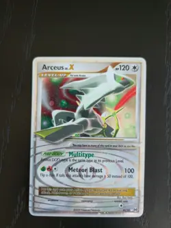 Arceus LV.X 95/99 Platinum Arceus Pokemon card TCG - Image 1