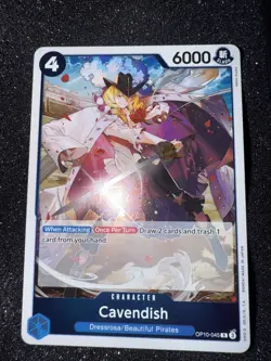 Cavendish OP10-045 (R) Rare Foil Royal Blood One Piece Card Game - Image 1