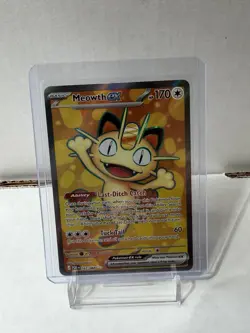 Pokemon Meowth EX Full Art Holo Rare Card 107/088 Pokemon TCG - Image 1
