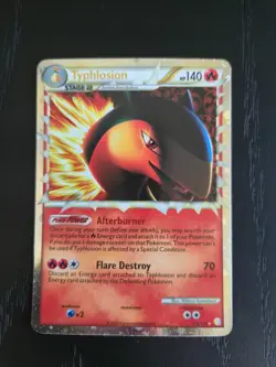 Typhlosion 110/123 Heartgold Soulsilver Pokemon card TCG - Image 1