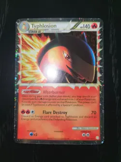 Typhlosion 110/123 Heartgold Soulsilver Pokemon card TCG - Image 2