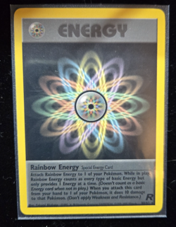 Rainbow Energy 80/82 Team Rocket Regular Pokemon card - Image 1