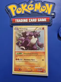 Pokemon Nidoking Triumphant Holo Card 6/102 Rare - Image 1