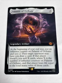 MTG - LTR - Palantir of Orthanc (Extended Art) #0381 - Near Mint Normal - Image 1