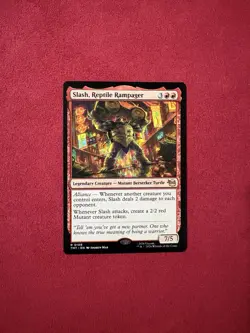 Slash, Reptile Rampager Teenage Mutant Ninja Turtles TMT MTG Magic Gathering 108 - Image 1
