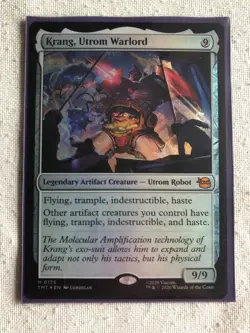 TMNT MTG Krang, Utrom Warlord [TMT) #0175 - Image 1