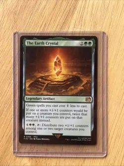 The Earth Crystal NM Final Fantasy MTG Magic The Gathering - Image 1