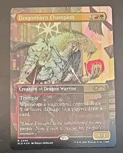 Dragonborn Champion Secret Lair Drop MTG Foil Near Mint - Image 1
