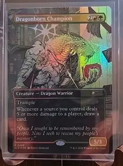 Dragonborn Champion Secret Lair Drop MTG Foil Near Mint - Image 3
