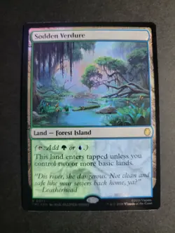 Sodden Verdure (Surge Foil) Rare MTG Ninja Turtles Commander - Image 1