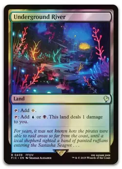 Underground River (Surge Foil) #439 (NM) Final Fantasy FIC Magic MTG - Image 1